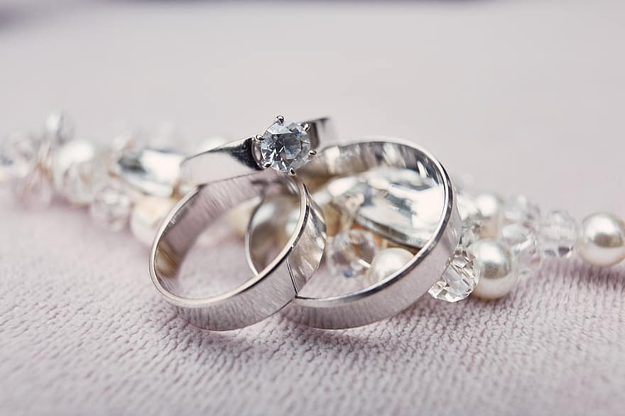 deimantas, žiedai, papuošalai, mada, modelis, santuoka, prabanga, brangus, stilingas, stilius