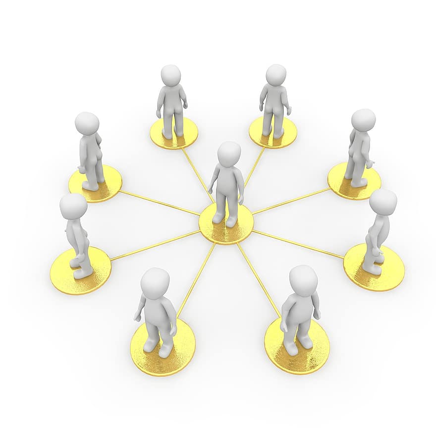 síť, společnost, sociální, společenství, spolupráce, zirkel, kolo, okres, týmová práce, skupina, partnerství