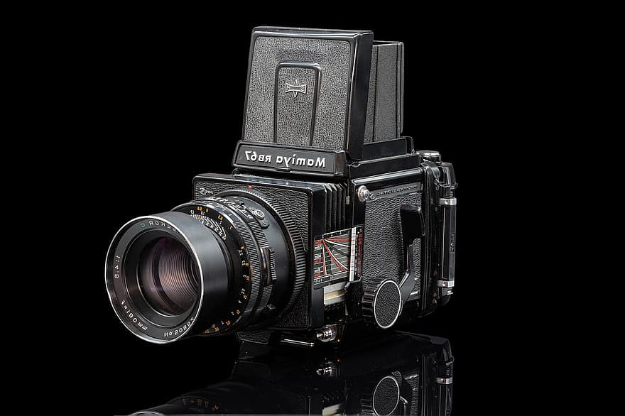 mamiya, rb67, aparat fotograficzny, zabytkowe, film, obiektyw, średni format, mechaniczny, stary, fotografia, sprzęt graficzny