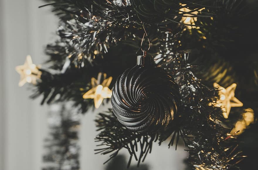 Noël, Sapin de Noël, boule de Noel, lumières de Noël, décorations d'arbres, éclairage, sapin, boule de noel, décorations de Noël, décoration de Noël, décor de noël