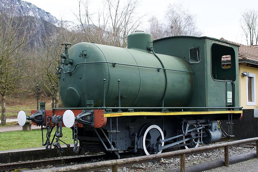 lokomotif, melatih, kereta api, angkutan, retro, vintage, tua, klasik, kereta tua, jalan kereta api