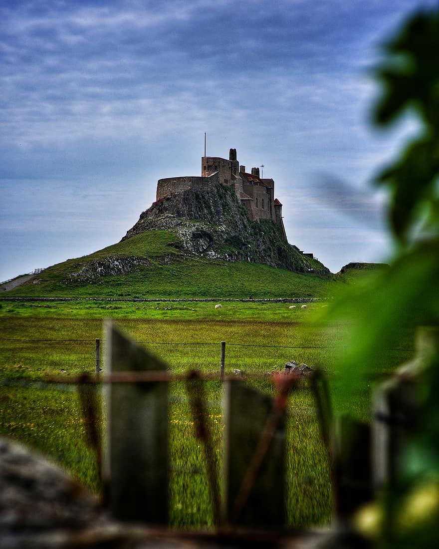 Scotland, Castle, Rock, Middle Ages, Landscape, Architecture, Landmark, Building, Masonry, Tower, Tourism