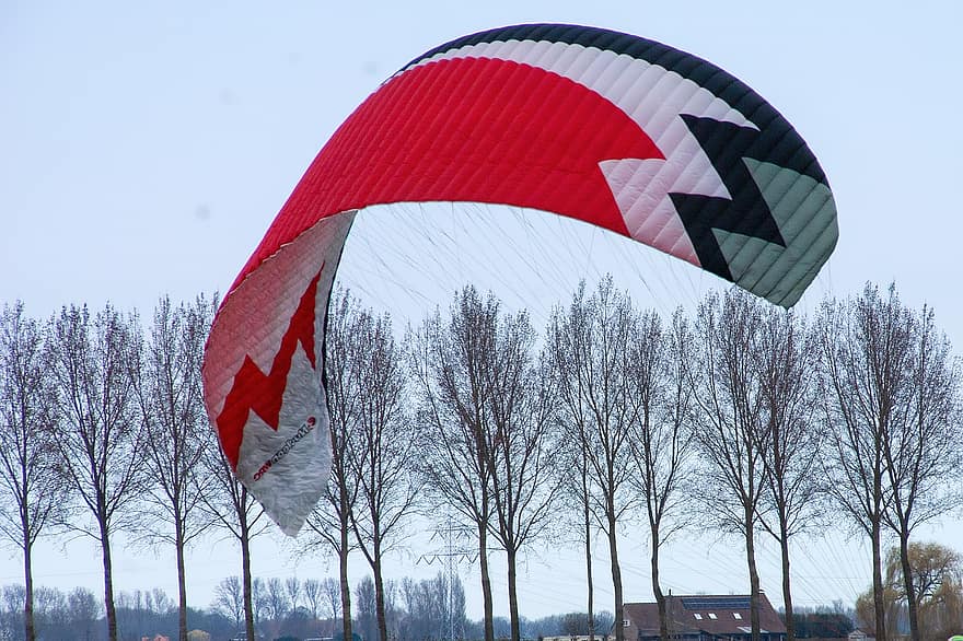 parachute, parapente, sport, Activité récréative, aventure, en volant, sports extrêmes, bleu, vent, en plein air, dom