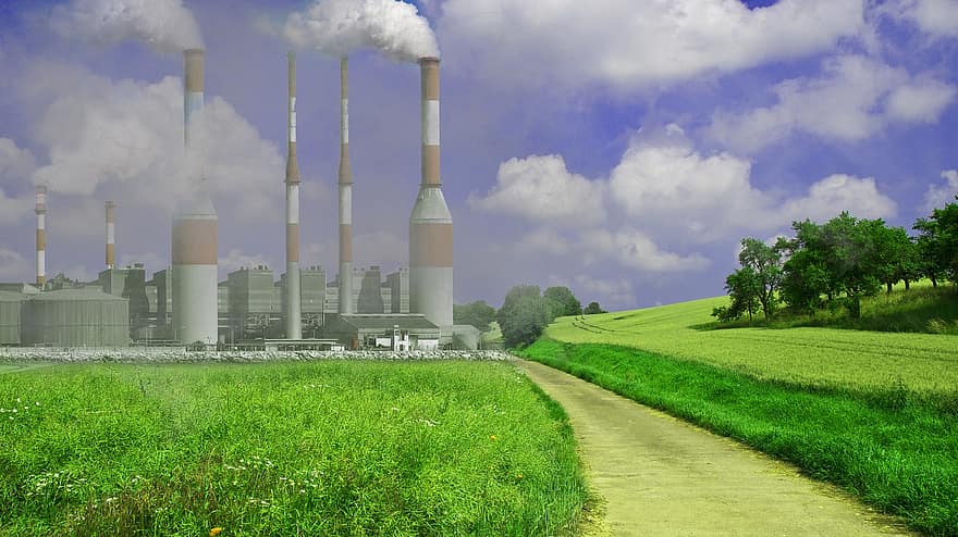 Verschmutzung, Erderwärmung, Umgebung, Umwelt, Ökologie, Smog, Erhaltung, Achtung, Klima, industriell