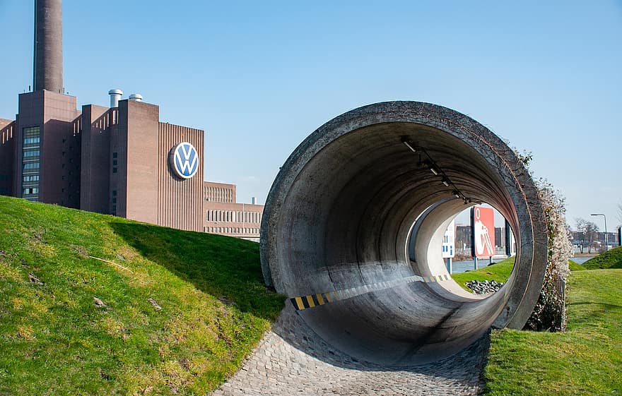 asema, tunneli, Wolfsburg, keskustassa, polkupyörä, Wob, matkailu, kaupunki, puoli kävellä, Ala-Saksi, 38440