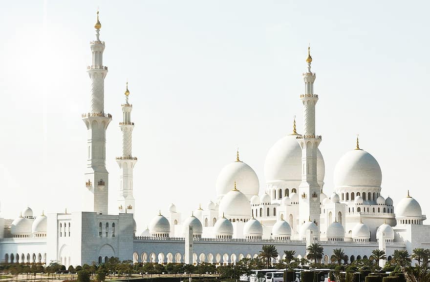 mešita šejka zayeda, mešita, architektura