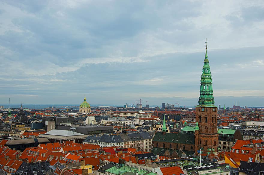 Копенгаген, город Копенгаген, Дания, архитектура, город, городок, столица