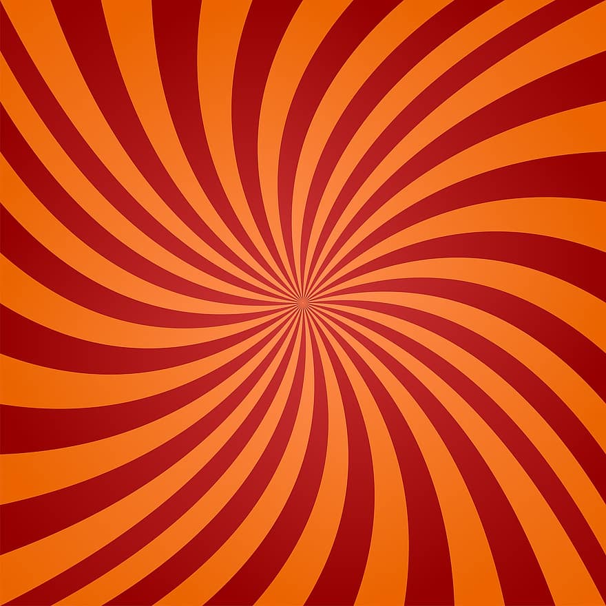 Spiral, Swirl, Background, Vortex, Wallpaper, Orange Twisted, Decoration, Twisted, Helix, Red, Orange