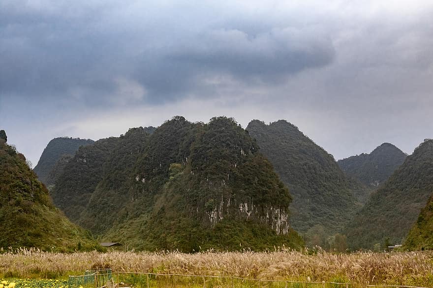 природний, гірський, подорожі, розвідка, на відкритому повітрі, Гуйчжоу, Округ Чаншунь