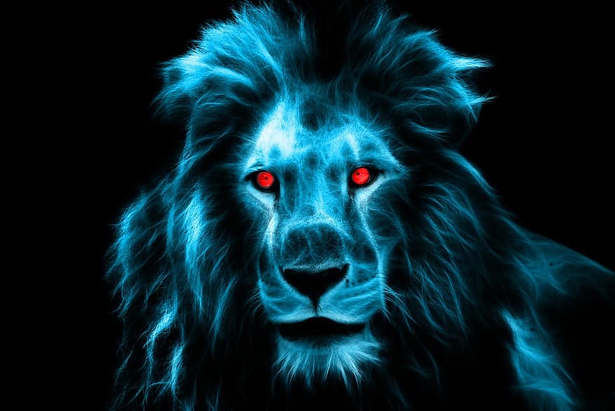 Lion, Roi, Afrique, animal