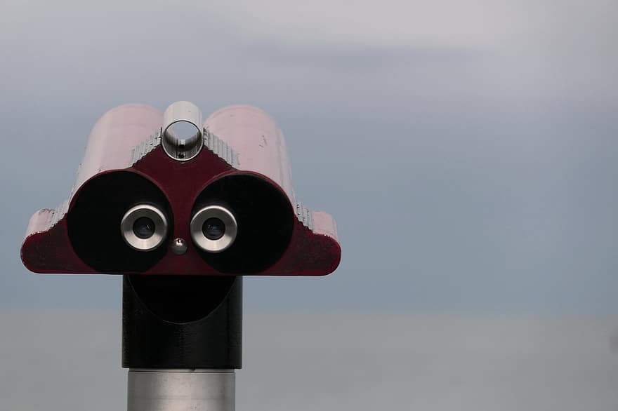 Binoculars, Telescope, Foresight, Review, Outlook, Viewpoint, Sea, Addition, Face, close-up, toy