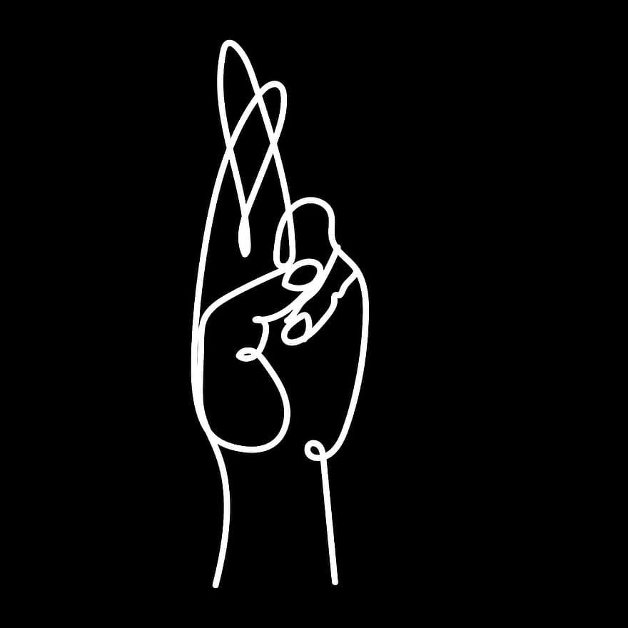 geste de la main, les doigts, dessin, conception, Contexte, illustration, vecteur, symbole, Hommes, silhouette, signe