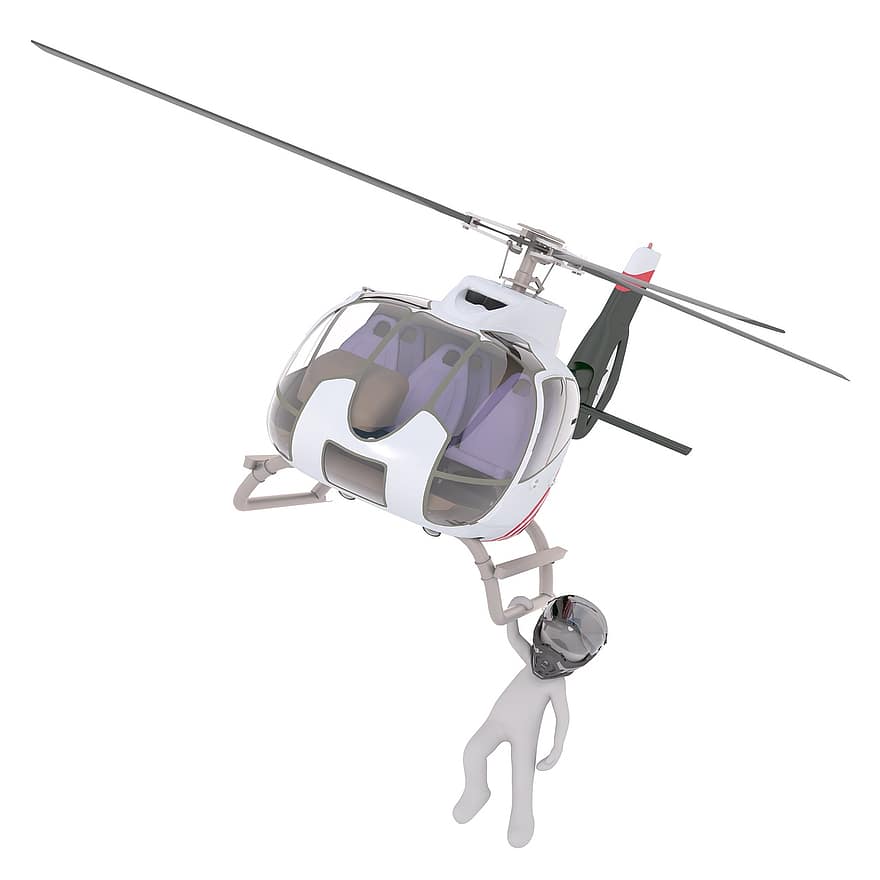 білий самець, 3D модель, ізольовані, 3d, модель, повне тіло, білий, вертоліт, Джеймс Бонд, пілот, трюк