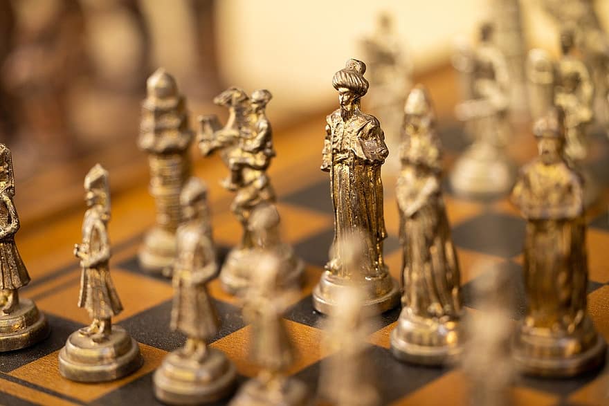 catur, papan permainan, strategi