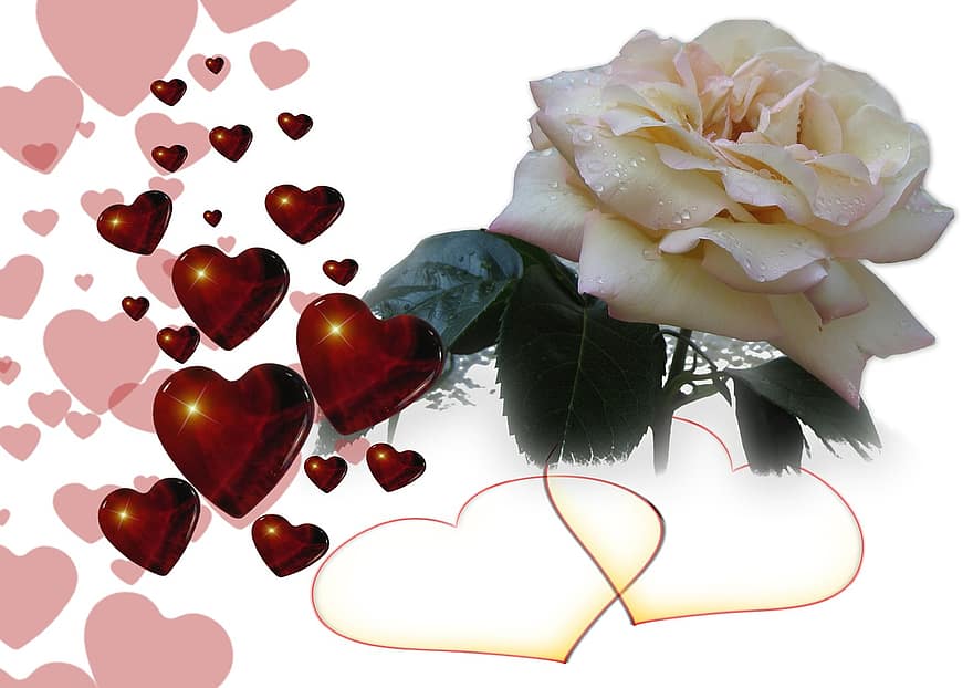 hjerte, kjærlighet, rose, kjærlighetshjerte, hjerteformet, rød, symbol, romanse, Valentinsdag, bryllup, morsdag