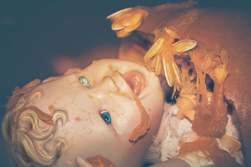 halloween, Skræmmende dukke, hjemsøgt dukke