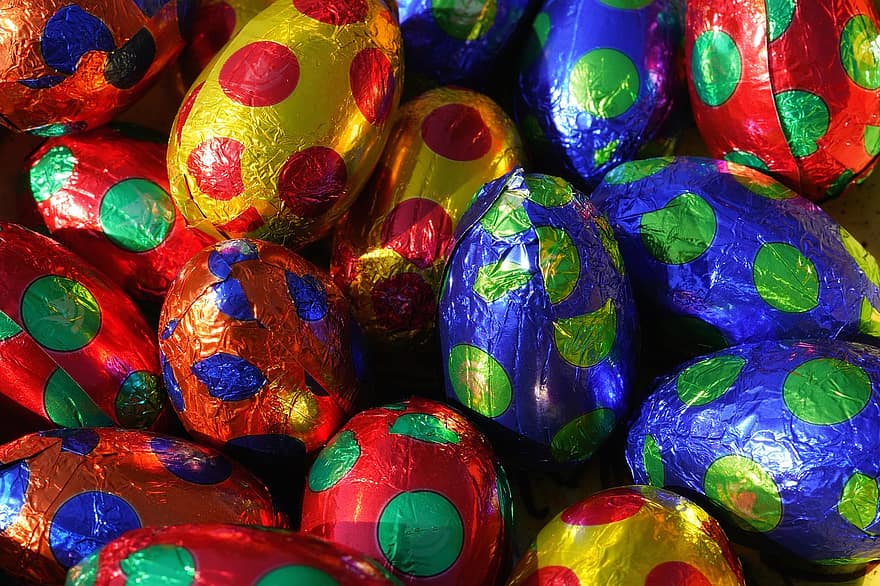 шоколадні яйця, задоволення, яйця, знайти, Великдень