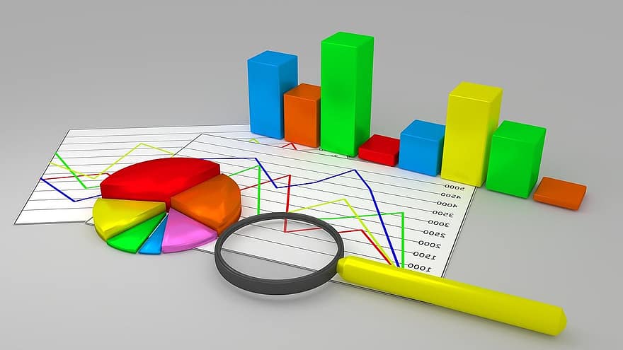 diagram, tabel, groei, verslag doen van, analyst, bedrijf, vooruitgang, gegevens, financiën, statistieken, papier