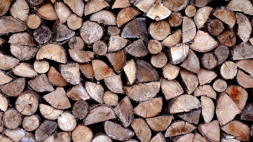 Wood, Texture, Background, Trunk, Pine, Timber, stack, firewood, backgrounds, woodpile, tree