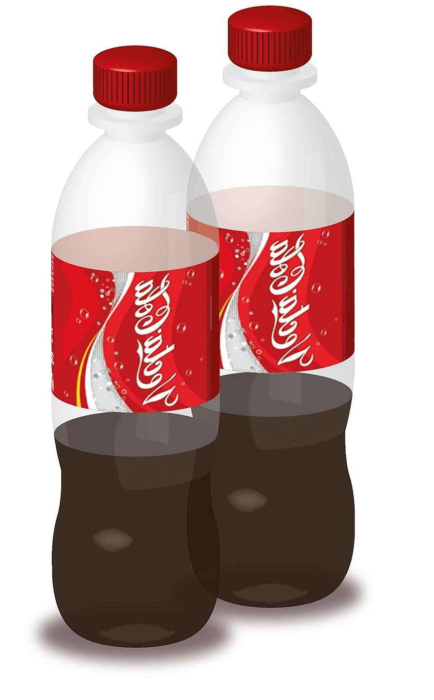 Coca Cola, Coke, Bottle, Drink, Softdrink, Graphic, Beverage, Refreshment