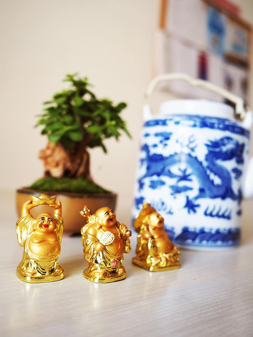 Sunset, Teapot, Tea, Bonsai, Tree, decoration, pottery, cultures, vase, flower pot, souvenir
