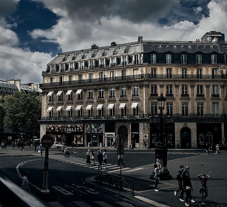 edifici, referència, carrer, urbà, arquitectura, ciutat, viatjar, França, paris, europa, francès