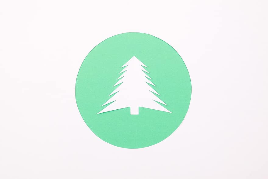 Hintergrund, Weihnachten, Weihnachtsbaum, Baum, Urlaub, Logo, Winter, Feier, Dekoration, Illustration, Jahreszeit