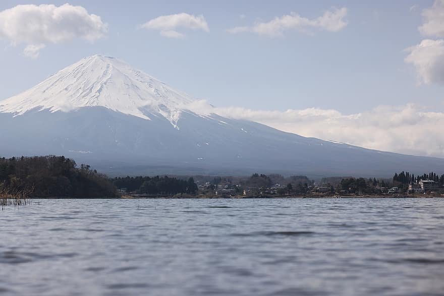 fuji kalns, ezers, Japāna