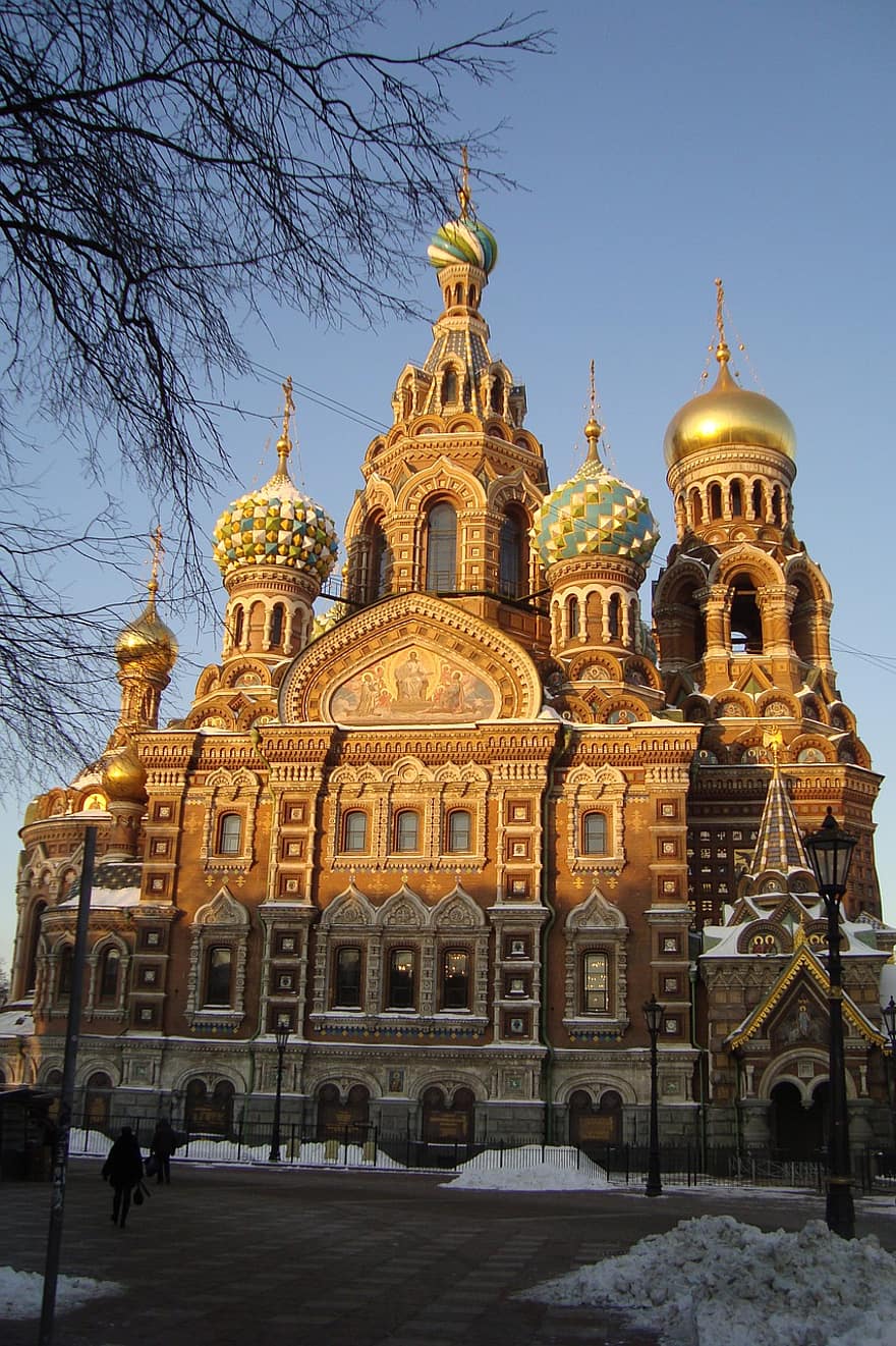 Glābējs uz izlietām asinīm, baznīca, ēka, arhitektūra, fasāde, templis, krievu pareizticīgo, kristietība, reliģiju, Sanktpēterburga, slavenā vieta