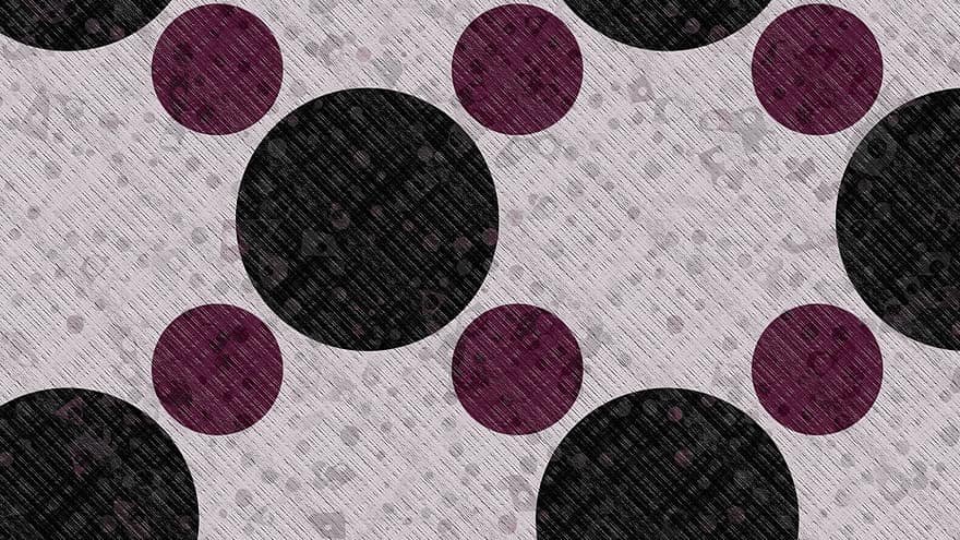 Circles, Abstract, Background, Pattern, Dots, Black, Engraving, Embossed, Vintage, Retro, Classic
