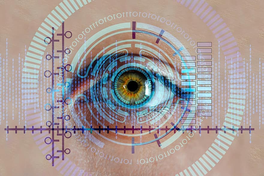 akis, iris, biometriniai duomenys, veido atpažinimas, saugumą, autentifikavimas, Tapatybės patikrinimas, identifikavimas, Saugos samprata, prieigos kontrolė, duomenų saugojimas