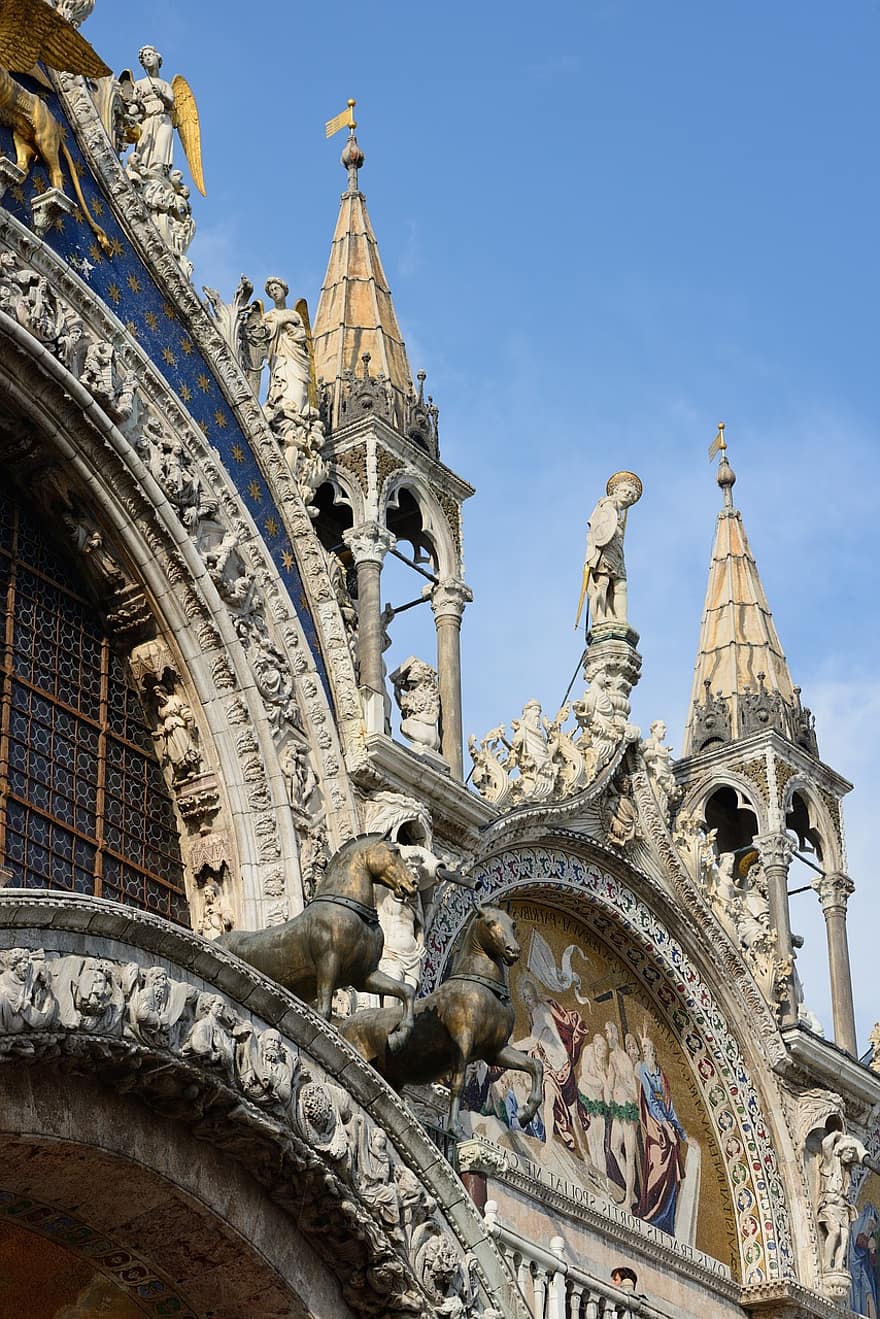 Olaszország, Velence, Európa, székesegyház, kereszténység, építészet, híres hely, vallás, gótikus stílus, katolicizmus, kultúrák