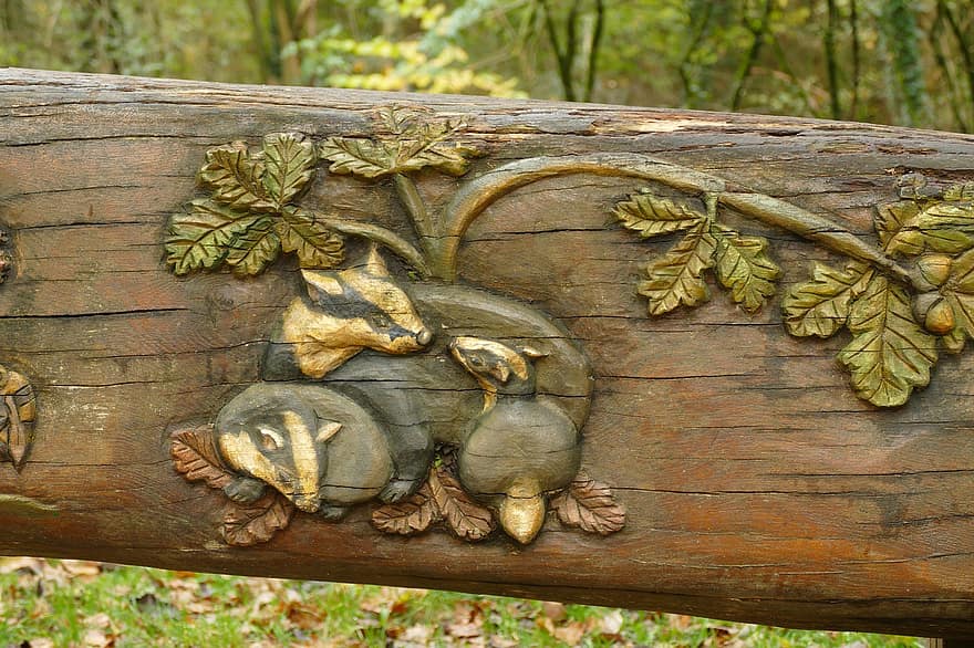 Carvings, Wood, Manual Labour, Craft, Decoration, Mammal