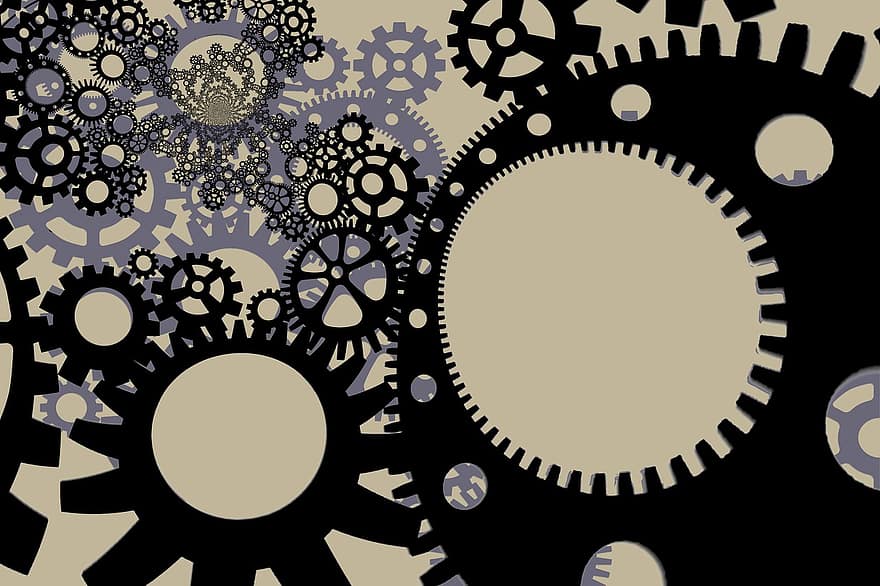 Gears, Structure, Mechanical, Pattern, Abstract, Wallpaper
