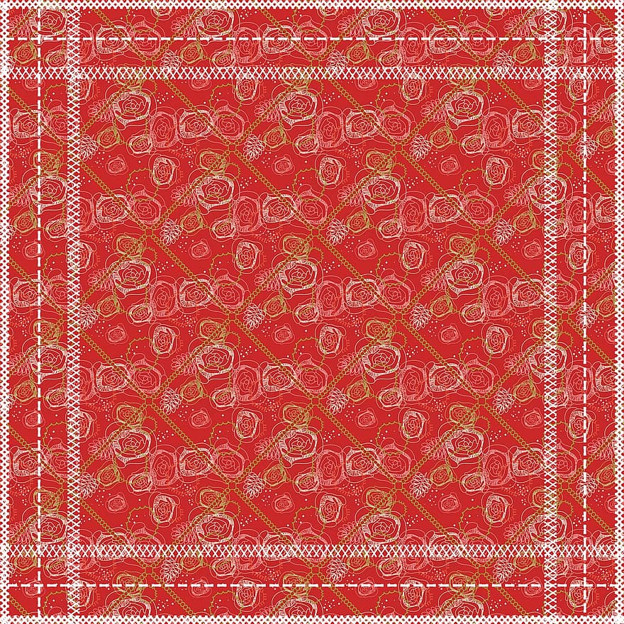 Quilt Background, Stitches, Red, Pink, Quilting, Lace, Embroidery, Pattern, Handmade, Quilt, Scrapbook