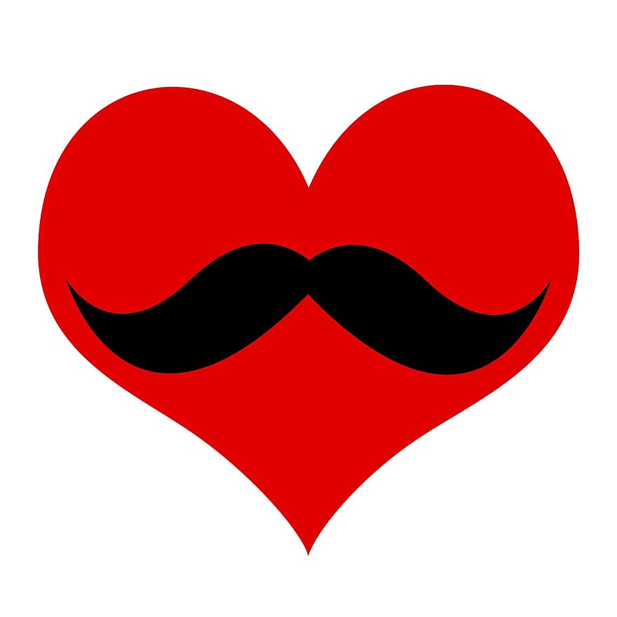 Dad, Father's Day, Dad Wishes, Feast, Greetings, Recurrence, Man, Love, Affection, Mustache, Heart