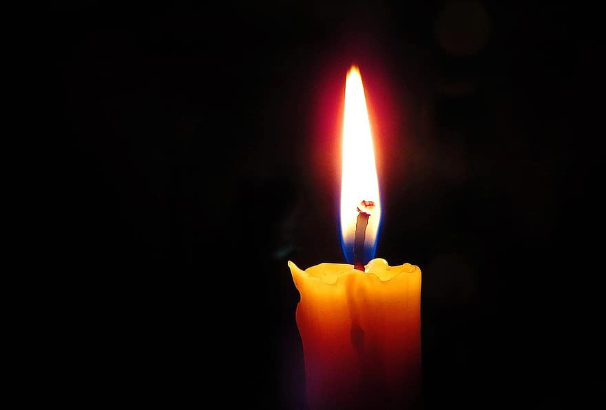 свещ, пламък, свещи, горяща свещ