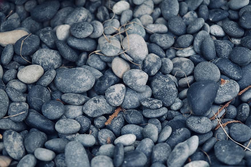 πέτρες, βράχια, δομή, ακτή, γκρο πλαν, υπόβαθρα, χαλίκι, πέτρα, μπλε, βράχος, πρότυπο