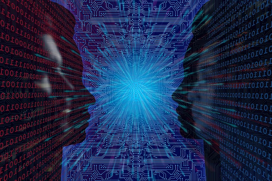 intelligenza artificiale, binario, codice, trasformazione, digitalizzazione, web, cervello, Rete, computer, digitale, scienza del computer