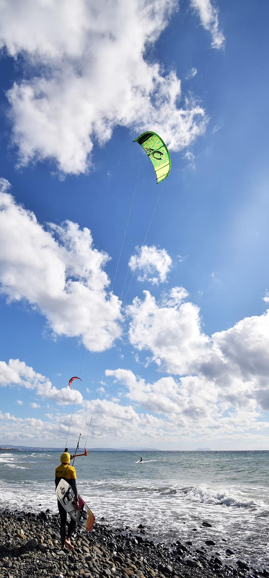 kitesurfing, sportiv, plajă, sporturi de apa, Activitate recreațională, aventură, kiteboarding, mare