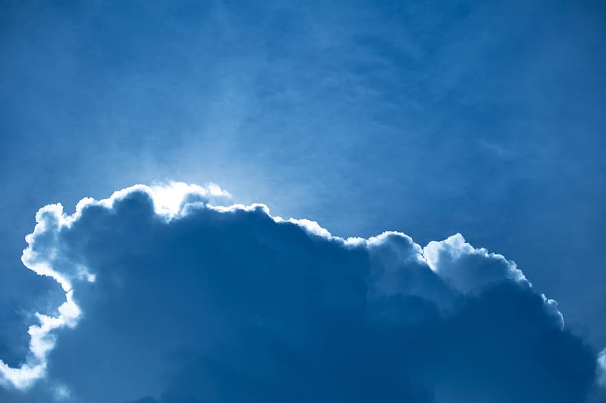 cel, núvols, fons, Cúmulus, temps, atmosfera, cel blau, naturalesa, fons de pantalla, fons de pantalla fresc