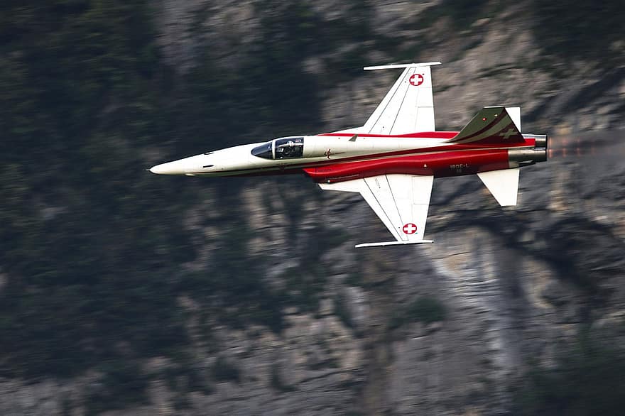 ノースロップF-5、スイス空軍、戦闘機、爆撃機ジェット、航空
