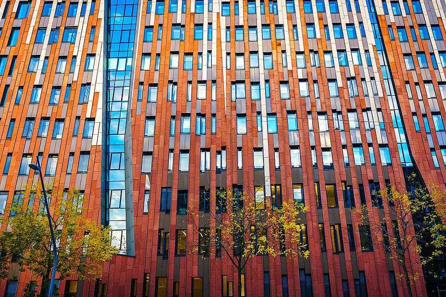Prédio comercial, Arquitetura moderna, hafencity, Hamburgo, arquitetura, exterior do edifício, arranha-céu, estrutura construída, moderno, janela, vida urbana