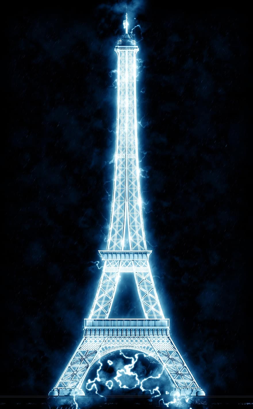 Eiffeltårnet, Frankrike, paris, tårn, Eiffel, arkitektur, landemerke, Europa