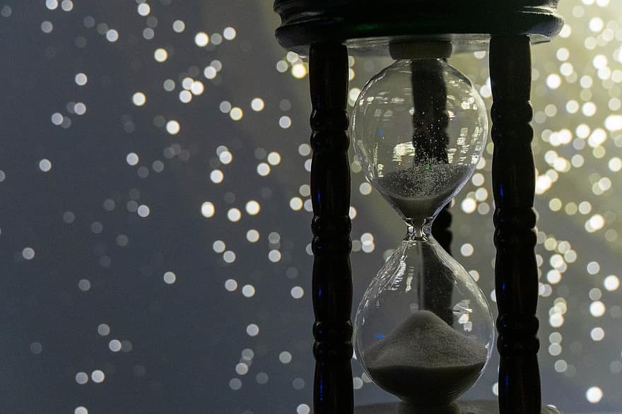 hourglass, bokeh, समय, युक्ति, साधन, ऐतिहासिक, घड़ी, रेत, क्लोज़ अप, कांच, उलटी गिनती