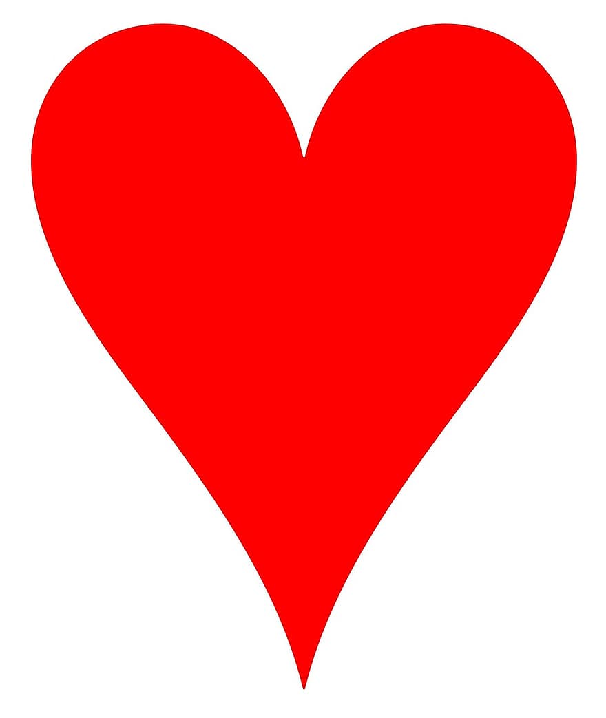 cor, vermell, amor, Sant Valentí, dia, romanç, romàntic, símbol, forma, decoració, blanc