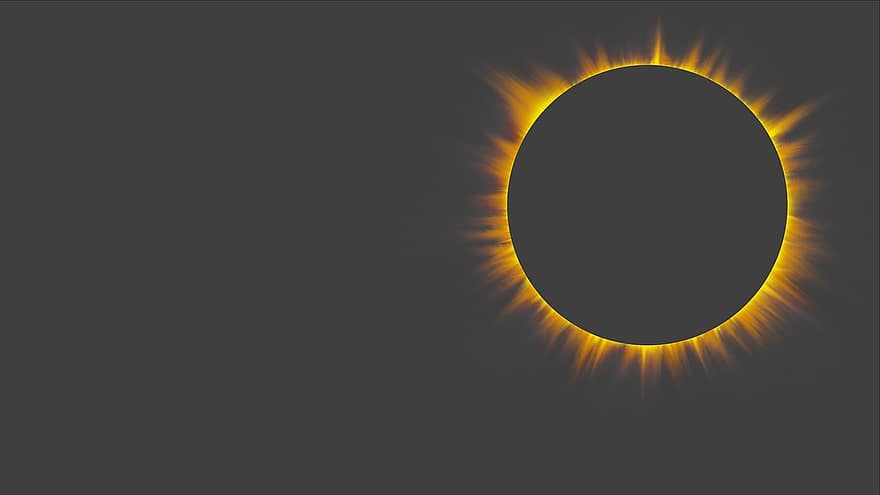 Solar Eclipse, Eclipse, Halo, Solar, Solar Flare, Sun