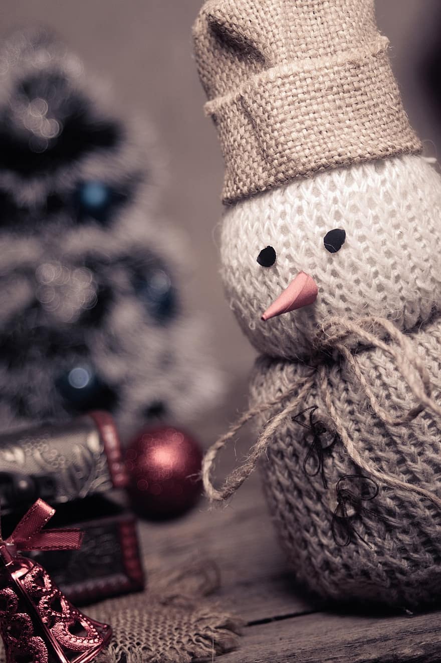 снежен човек, Коледа, украса, празник, декември, украшение, играчка, Коледна украса, коледен декор