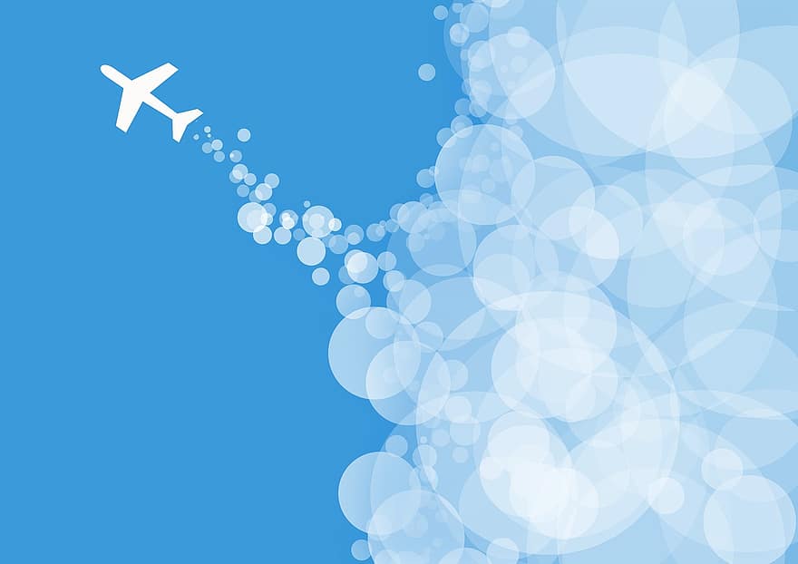 letadlo, nebe, cestovat, létající, letectví, vzduch, provoz, vpřed, dom, let, výfukové plyny