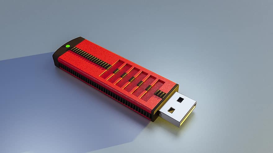 Usb, Technology, Memory, A Part Of The, Computer, Computers, Office, The Device, Electronics, Be Connected To The, External